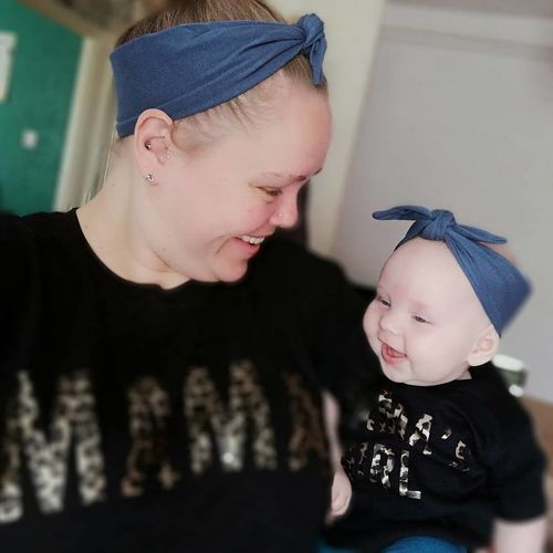 Customer photo review of Mama & Mama's Girl Leopard T-Shirts (MRK X)