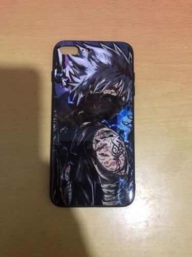 Customer photo review of Naruto Kakashi Itachi Sasuke Pain Madara Tempered Glass Phone Case