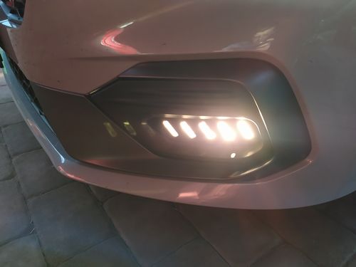 Customer photo review of Fiesta MK8 ST/ST Line Race Style Fog Light Armour