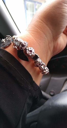 Customer photo review of Mother Daughter Eternal Love Bracelets