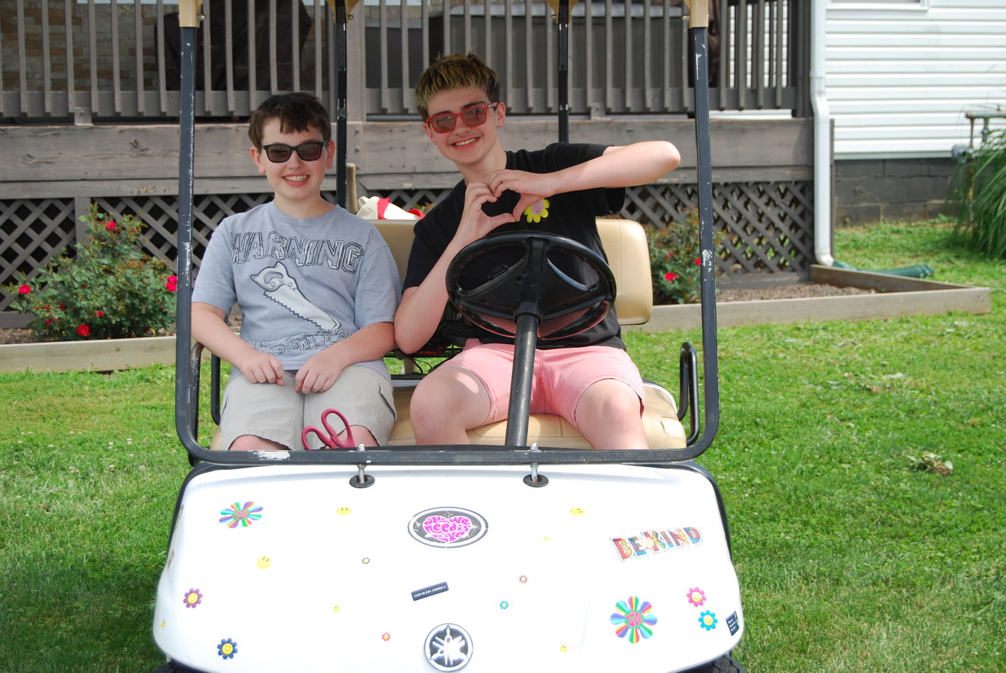 Customer photo review of Love Your Mother Bumper Sticker