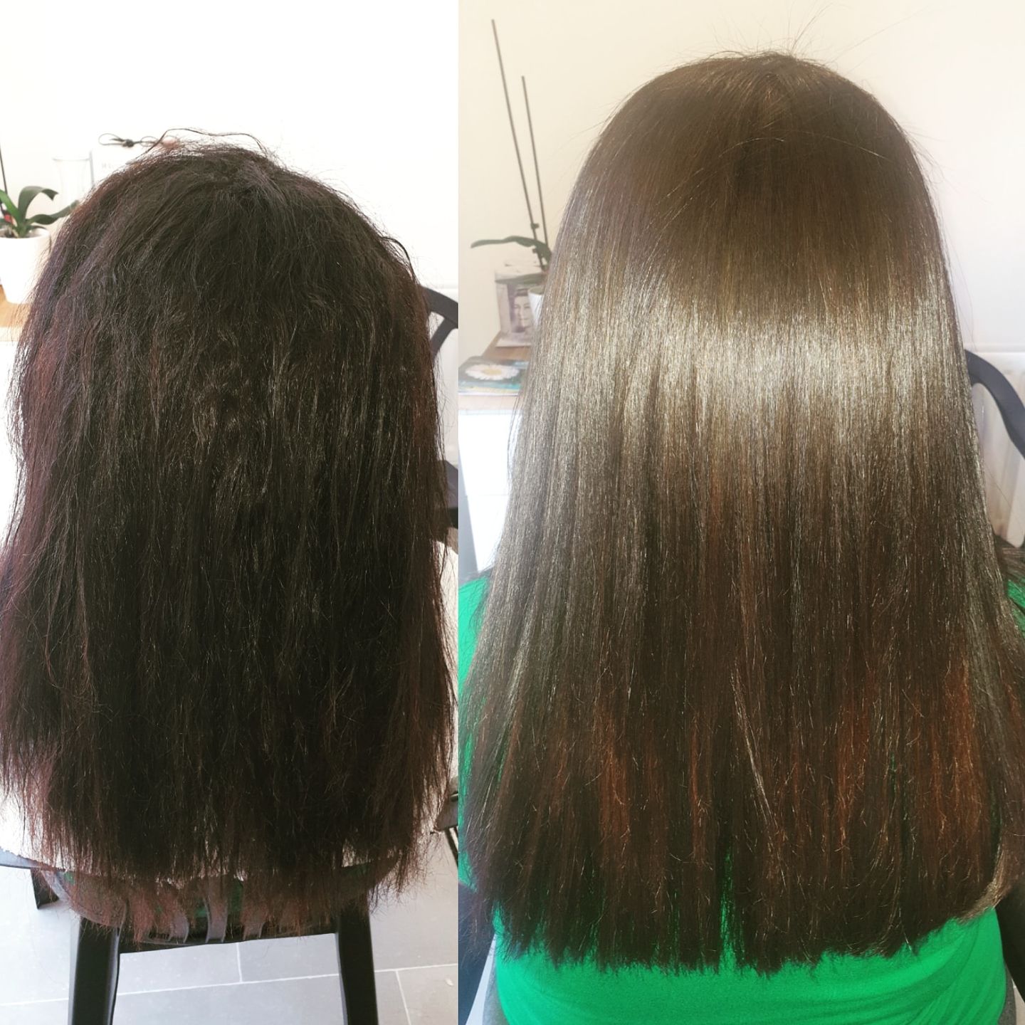 Customer photo review of Nao Chore Mais No More Crying Progressive Hair Treatment 2x1000ml - Borabella
