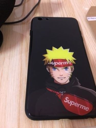 Customer photo review of Stylish Naruto Kakashi Itachi Tempered Glass Phone Case