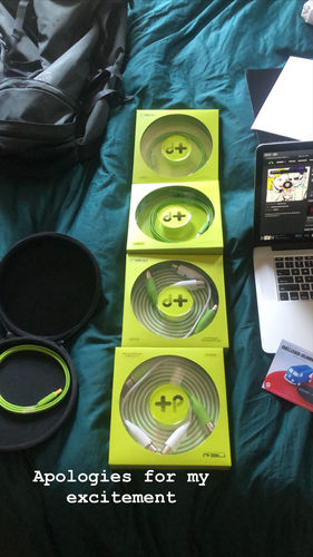 Customer photo review of Oyaide NEO d+ Class B DJ Cable Set (3 USB Class B Cables + Cable Bag)