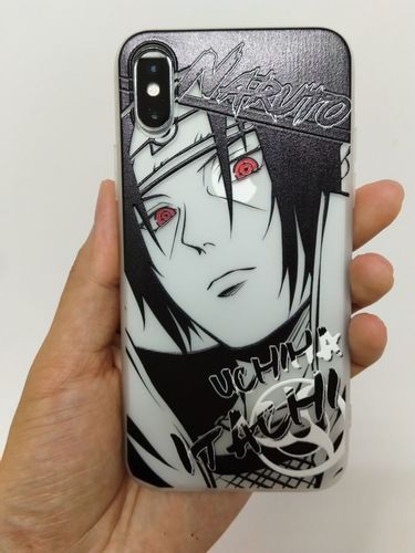 Customer photo review of Naruto Characters Sketch Silica Gel Phone Case