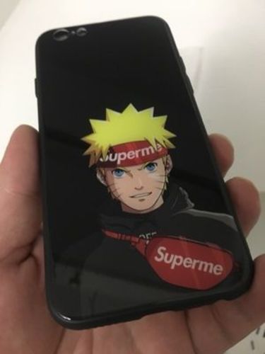 Customer photo review of Stylish Naruto Kakashi Itachi Tempered Glass Phone Case