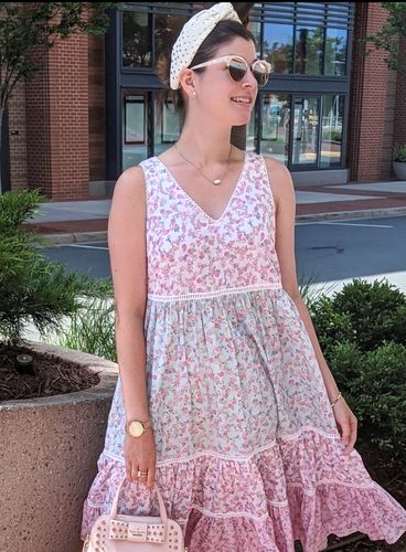 Customer photo review of IVORY WOVEN HEART STUDDED HEADBAND