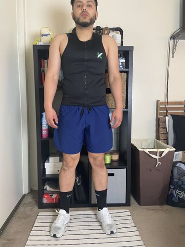 Customer photo review of Men's Zipper Neoprene Sauna Vest