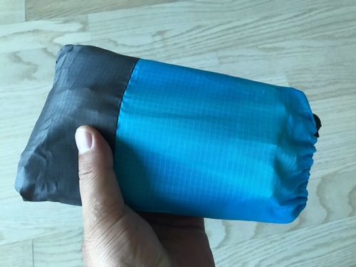 Customer photo review of BeachQuest™ Sandproof Lightweight Beach Blanket