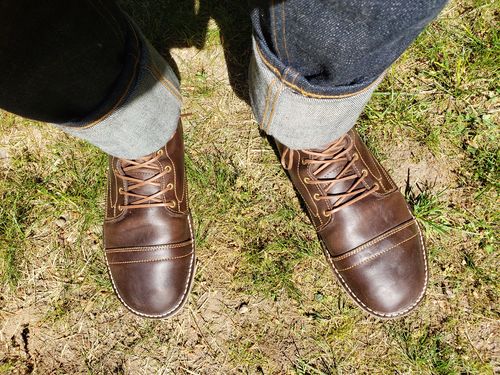 Customer photo review of Mohawk - Wax Brown