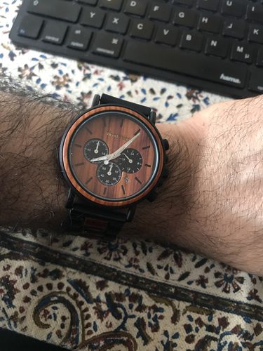 Customer photo review of Wood o'clock - Kastanie