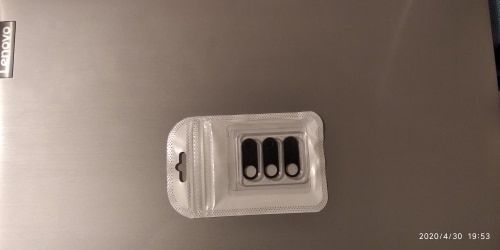 Customer photo review of Anti-Spy Webcam Cover for Notebooks, Laptops, Smartphones Camera Cover Metal Sticker