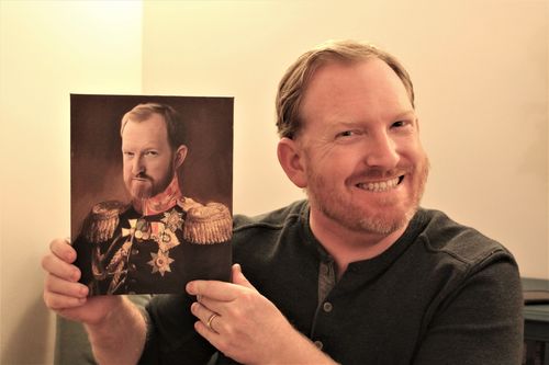 Customer photo review of The Veteran - Custom Canvas