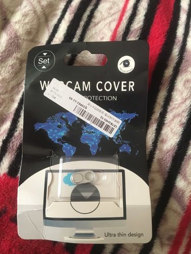 Customer photo review of Anti-Spy Webcam Cover for Notebooks, Laptops, Smartphones Camera Cover Metal Sticker