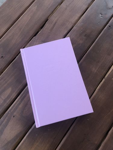 Customer photo review of Childhood History - Blush Pink Leatherette