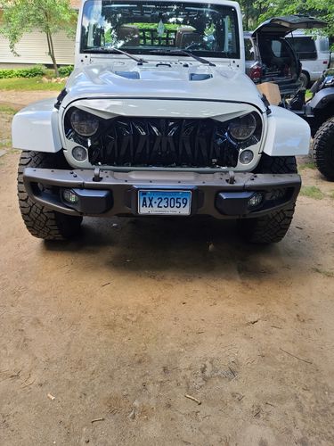 Customer photo review of Shark Grille - Black & White (07-18 Wrangler JK/ JKU)