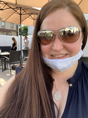 Customer photo review of *PRE-ORDER* SET OF 3 CLOUD FACE MASKS