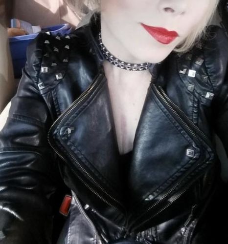 Customer photo review of Aurora Leather Jacket