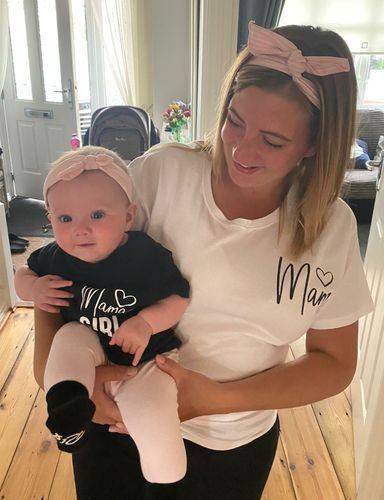 Customer photo review of Mama & Mama's Girl Mum & Kid Matching Tees (MRK X)