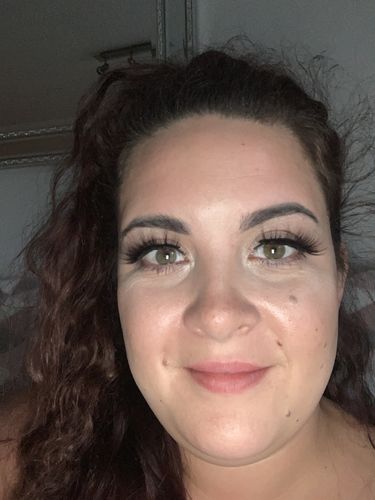 Customer photo review of Ruby Magnetic Eyelashes and Eyeliner Kit