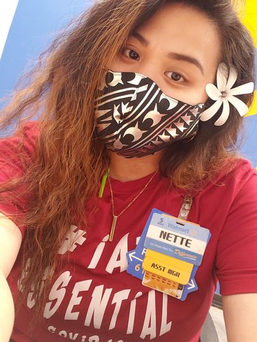 Customer photo review of Custom 3D Bar Necklace