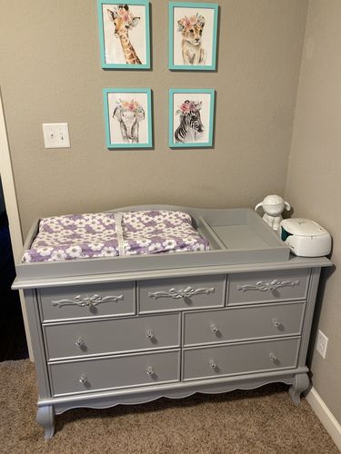 Customer photo review of Flower Crown Animals Canvas Prints