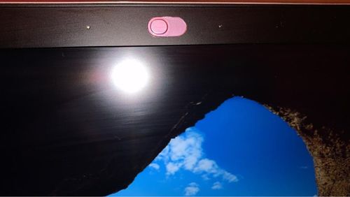 Customer photo review of Anti-Spy Webcam Cover for Notebooks, Laptops, Smartphones Camera Cover Metal Sticker