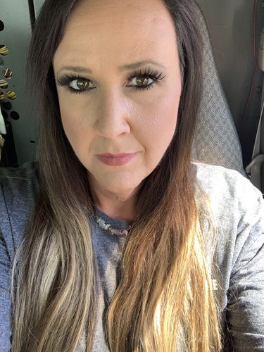 Customer photo review of Customized U part wig color #1B/6/27 14 inch 220 g