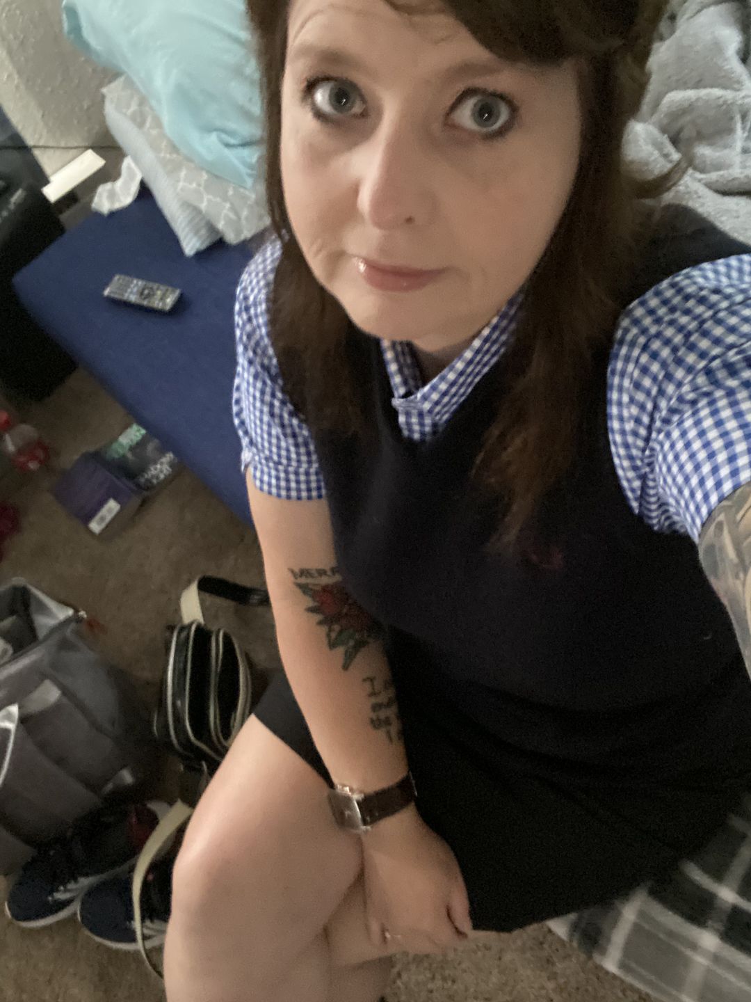 Customer photo review of Vintage Shirt -  Gingham Print