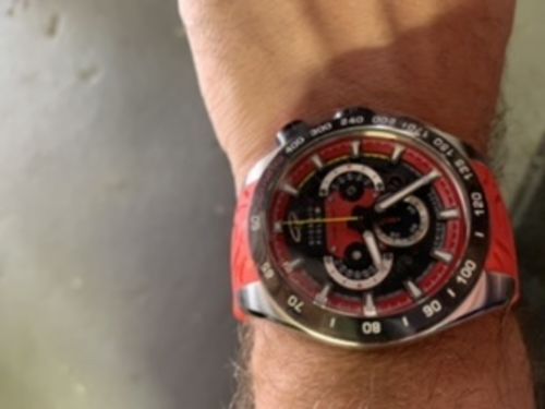 Customer photo review of SHIFT - Blue Swiss Sport Chrono Watch