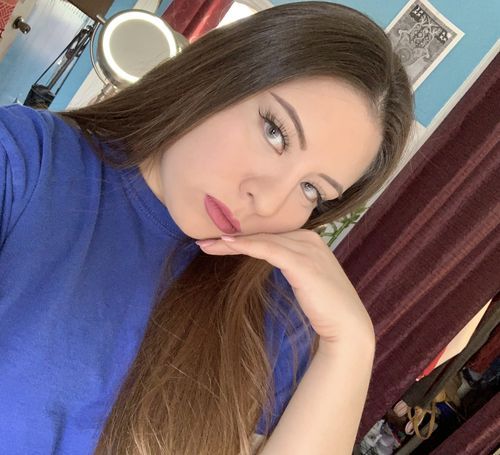 Customer photo review of Polar Light gray Prescription Colored Contact Lenses