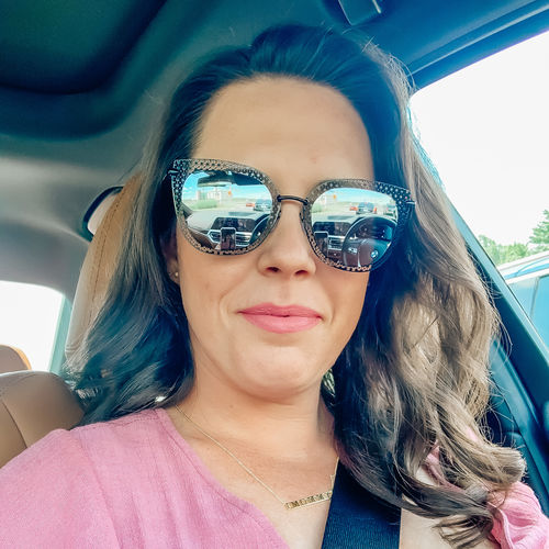 Customer photo review of Latticework Cat Eye Sunglasses