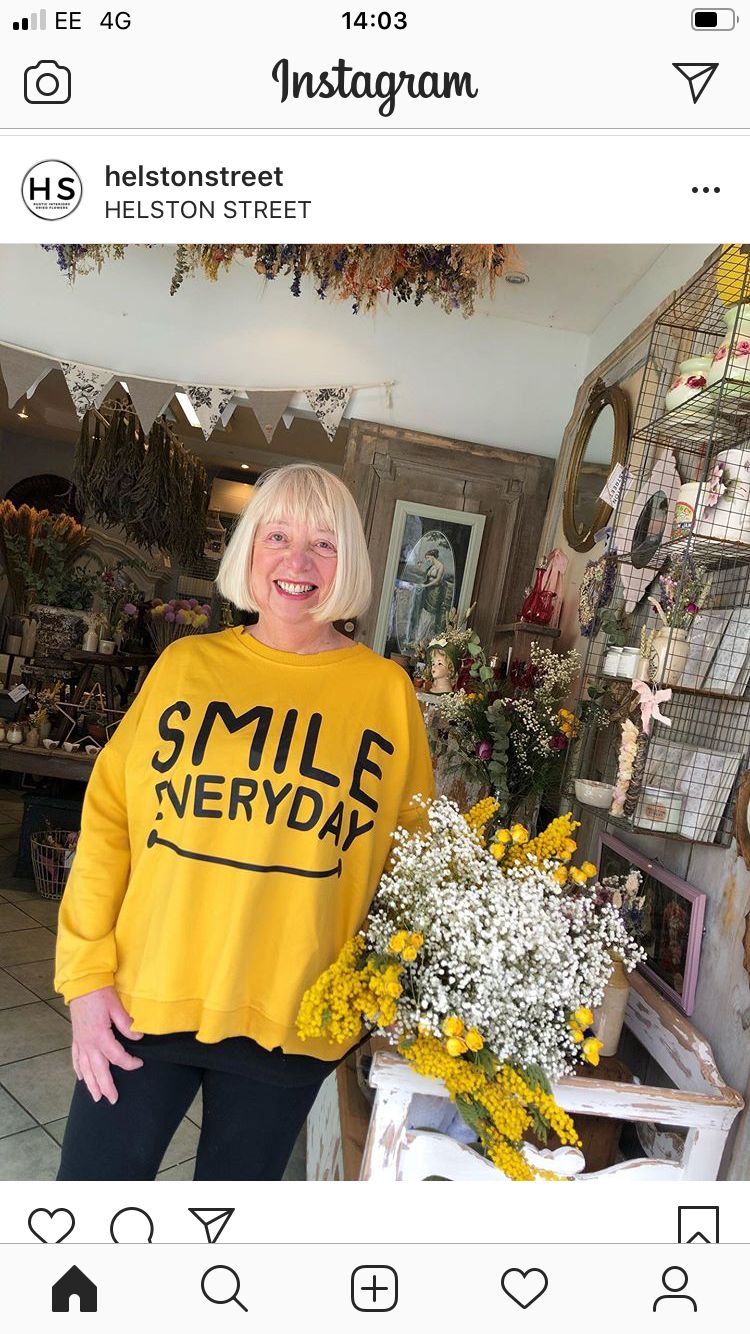 Customer photo review of Plus Size- Handmade Printed 100% Cotton Sweatshirt