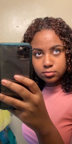 Customer photo review of Polar Light gray Prescription Colored Contact Lenses