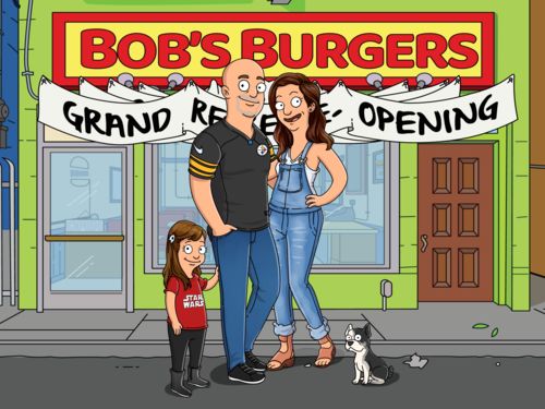 Customer photo review of Personalized Bob’s 🍔  Custom Portrait