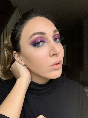 Customer photo review of Polar Light gray Prescription Colored Contact Lenses