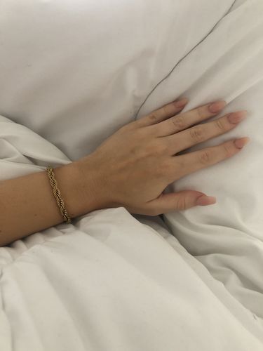 Customer photo review of Chunky Rope Bracelet