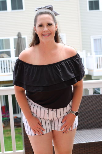 Customer photo review of Sexy Señorita Off-Shoulder Top