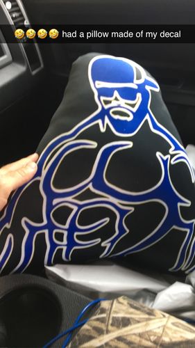 Customer photo review of Create A Custom Object Pillow