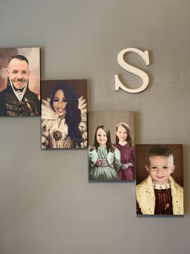 Customer photo review of The Sisters - Custom Canvas