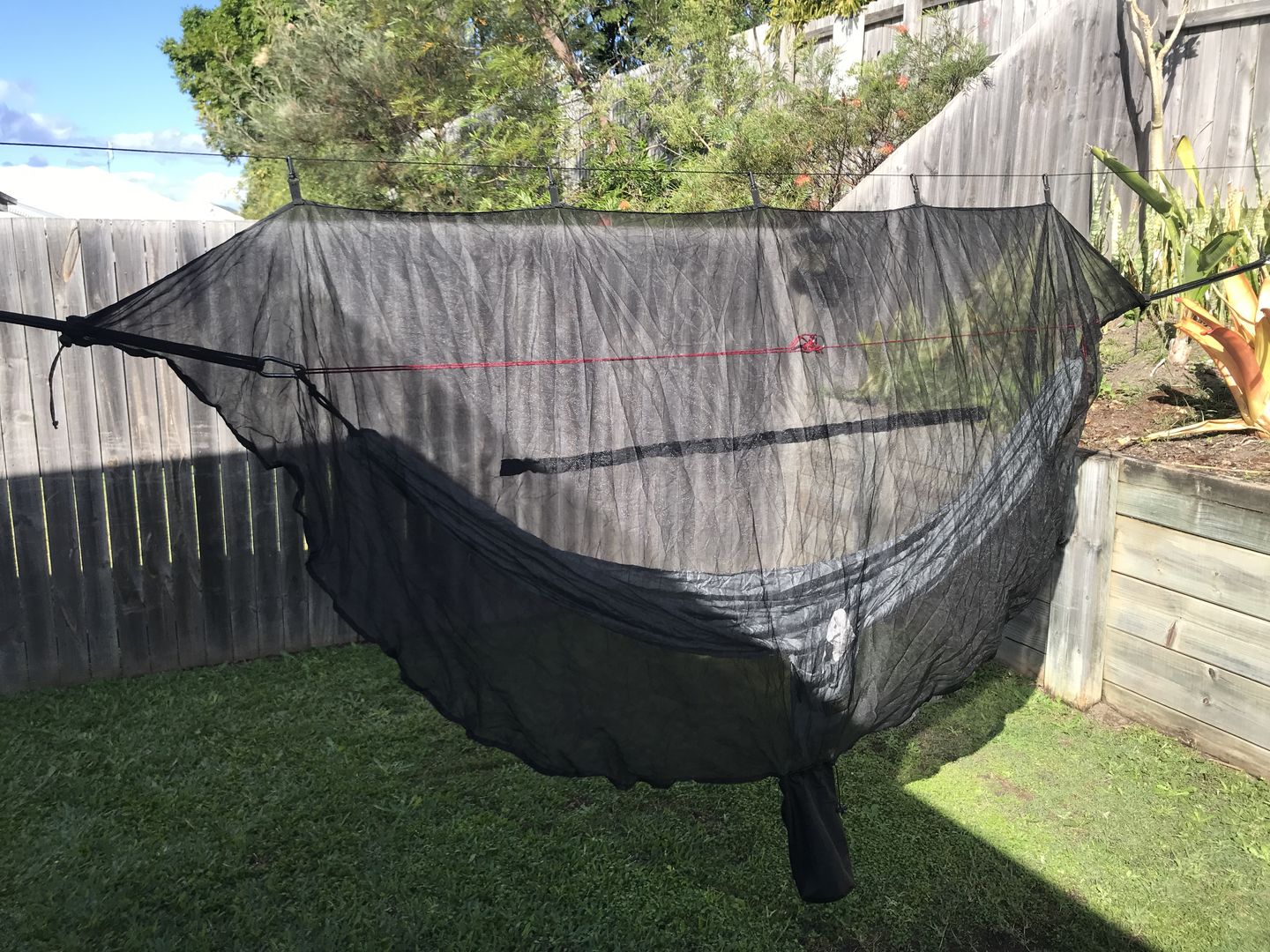Customer photo review of Ultralight Hammock Bug Net