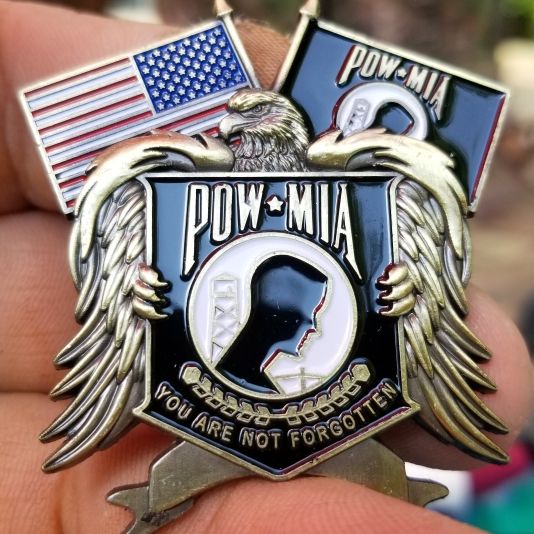 Customer photo review of POW*MIA Memorial Pin