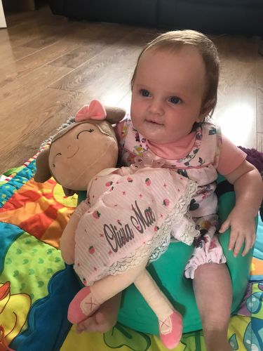 Customer photo review of Personalized Leyadoll (Strawberry) with Gift Bag