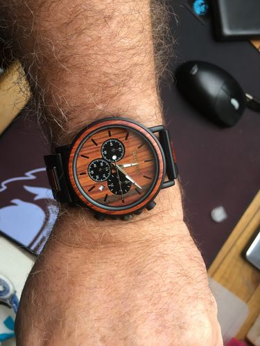 Customer photo review of Wood o'clock - Kastanie