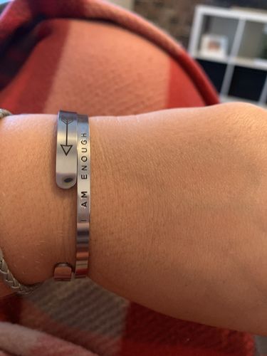 Customer photo review of Keep Going Bangle