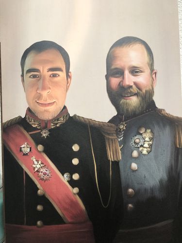 Customer photo review of The War Heroes - Custom Canvas
