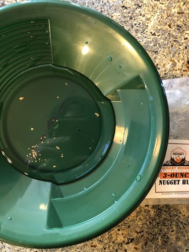 Customer photo review of *BOGO* NUGGET RESERVE '3 Ounce Nugget Hunt' - Gold Paydirt Concentrate - Panning Pay Dirt Bag