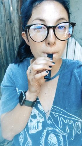 Customer photo review of 100 mg CBD Disposable Vape ~ CleanAF PUFF in 9 Flavors