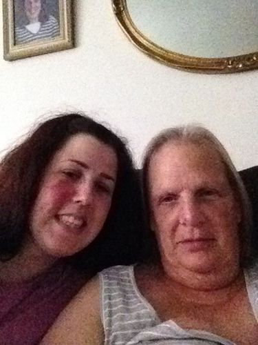 Customer photo review of Mother Daughter Eternal Love Keychain