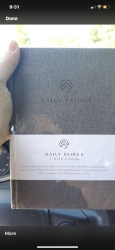 Customer photo review of The Daily Kairos Journal